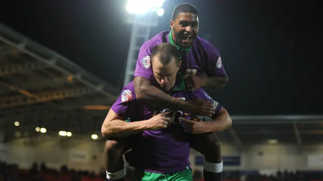 Mark Little and Aaron Wilbraham