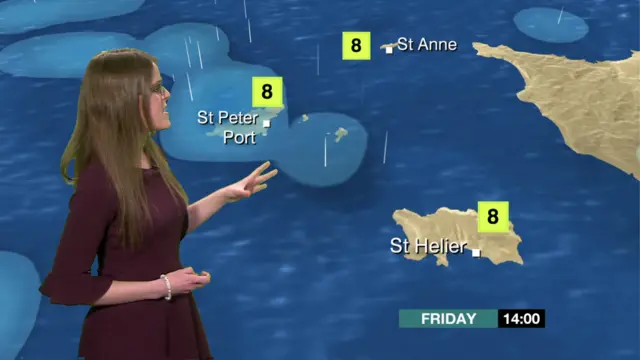 Alex Osborne presents the Channel Islands weather forecast