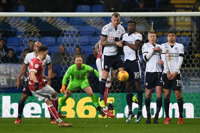 Paterson free-kick