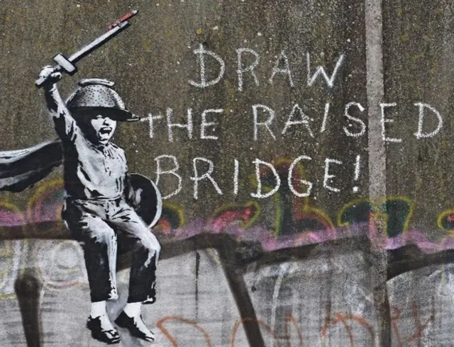 Banksy graffiti in Hull