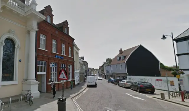 Barclays Bank on Market Hill, Sudbury