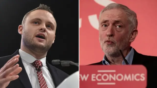 Ben Bradley and Jeremy Corbyn