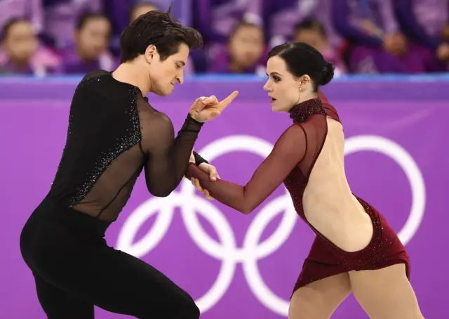 Tessa Virtue and Scott Moir