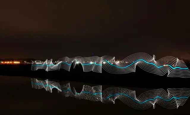 Artist's impression of the Neon River across the Dearne Valley