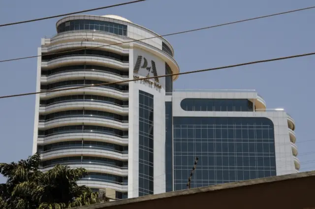 A view of Peral of Africa hotel where forty one-year-old Finnish business man was found dead in Kampala, Uganda, 16 February 2018