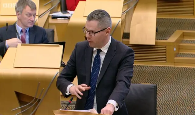 Finance Secretary Derek Mackay