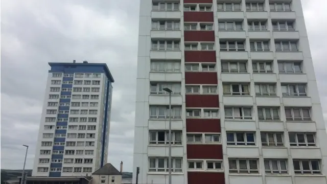 Plymouth tower blocks