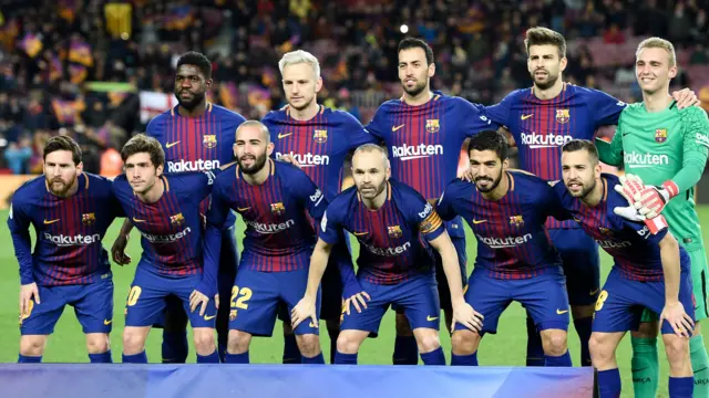 Barcelona line-up