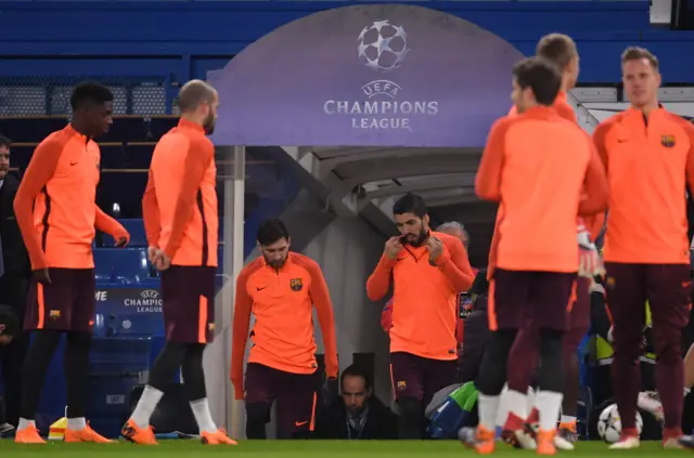 Lionel Messi at Stamford Bridge