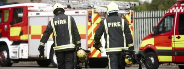 Firecrews attended the fire in Sheffield