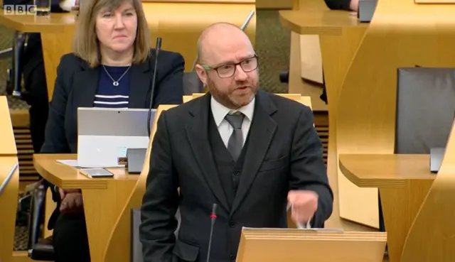 Green co-convener Patrick Harvie