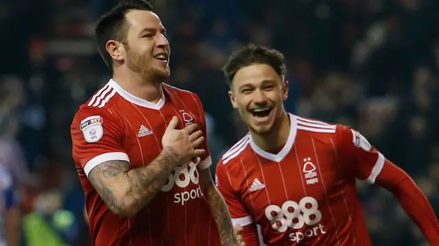 Lee Tomlin celebrates