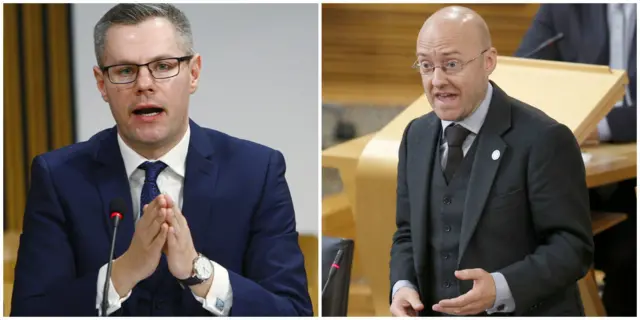 Derek Mackay and Patrick Harvie