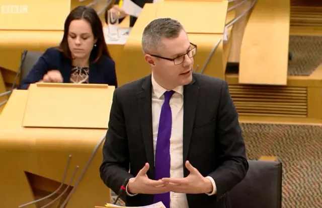 Finance Secretary Derek Mackay