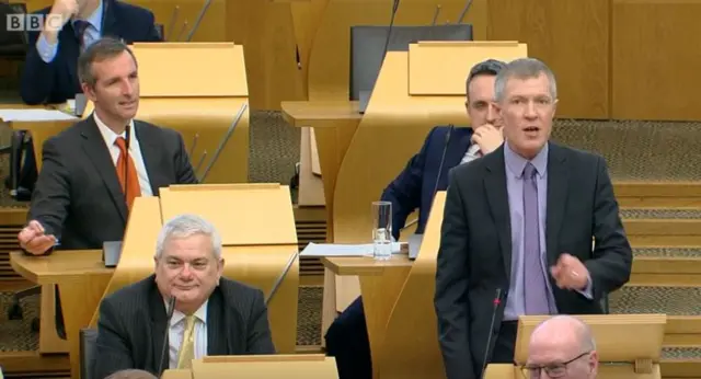 Willie Rennie and his Lib Dem colleagues