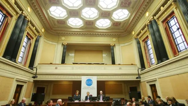 The Senate chamber at Stormont's Parliament Buildings