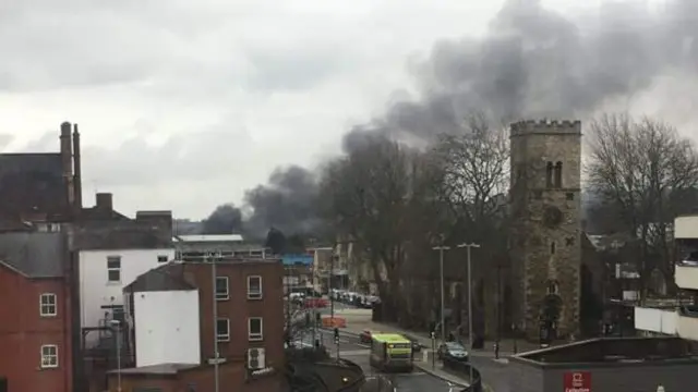 Fire in LIncoln