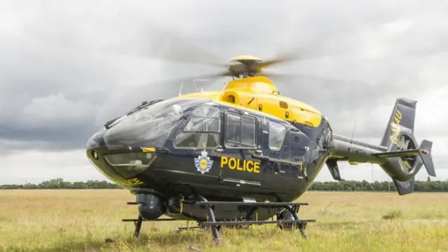 Police helicopter