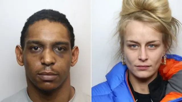 Police images of Bradley and Josie