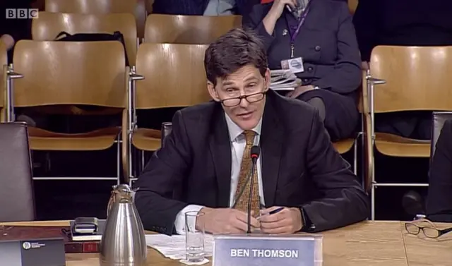 Former interim chair Ben Thomson