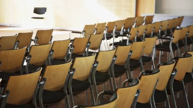 empty lecture theatre