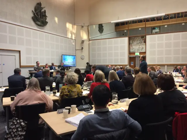 COuncillors gather for annual budget council