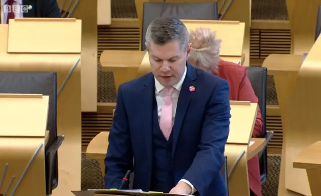 Finance Secretary Derek Mackay