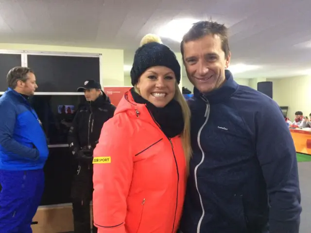 Chemmy Alcott and Graham Bell