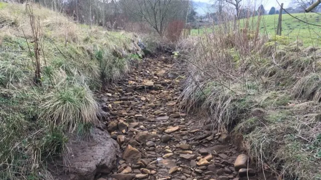 Died up stream in Buxton