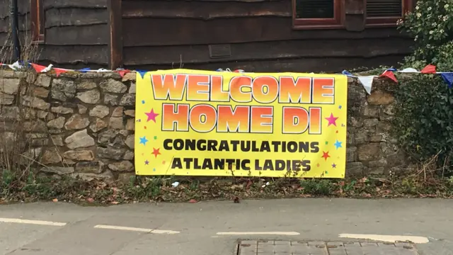 Welcome home sign