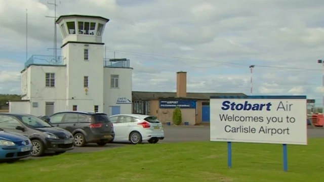 Stobart sign at airport