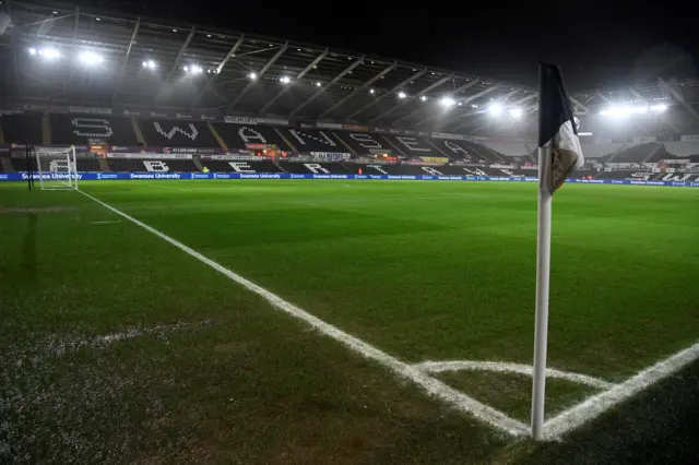 General view of Swansea's Liberty Stadium