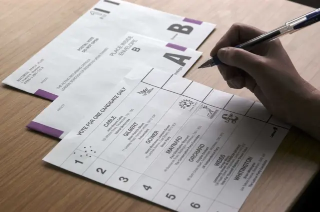 Postal vote at the 2005 election