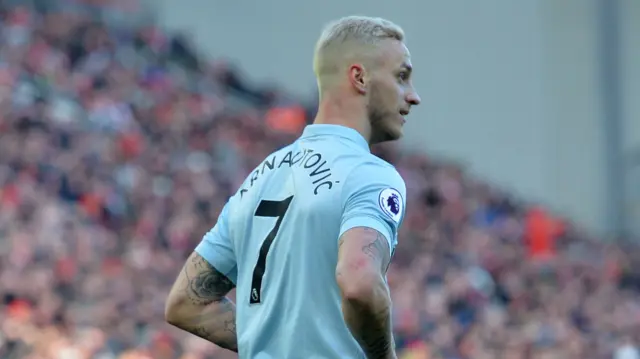 West Ham United's Marko Arnautovic