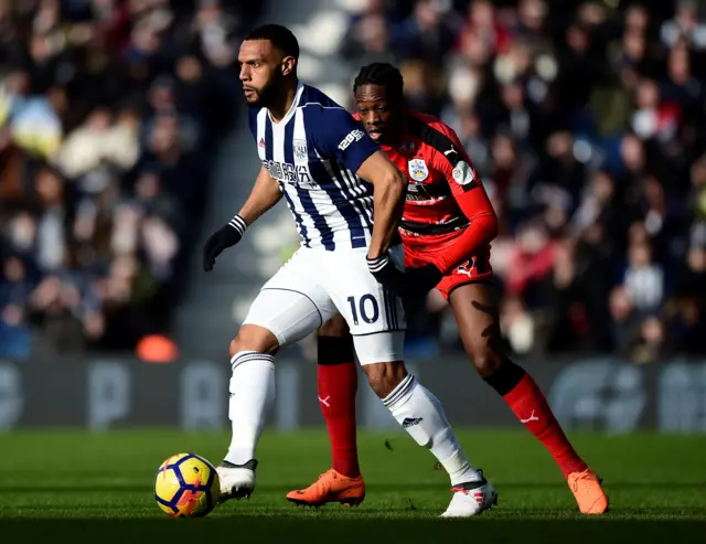 West Brom's Matt Phillips