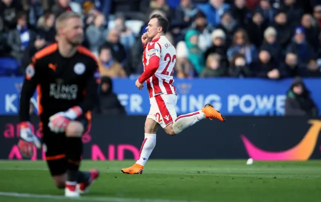 Xhardan Shaqiri celebrations