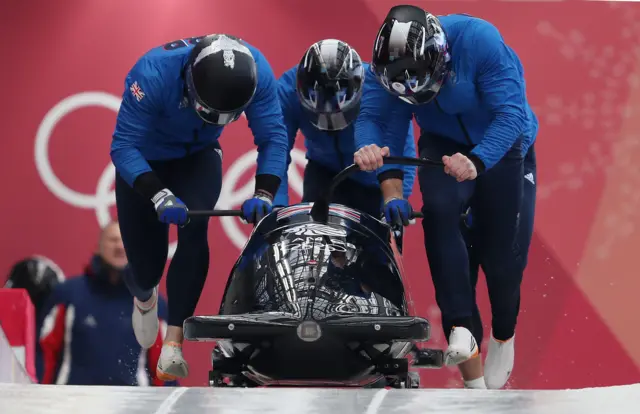 Four man bobsleigh