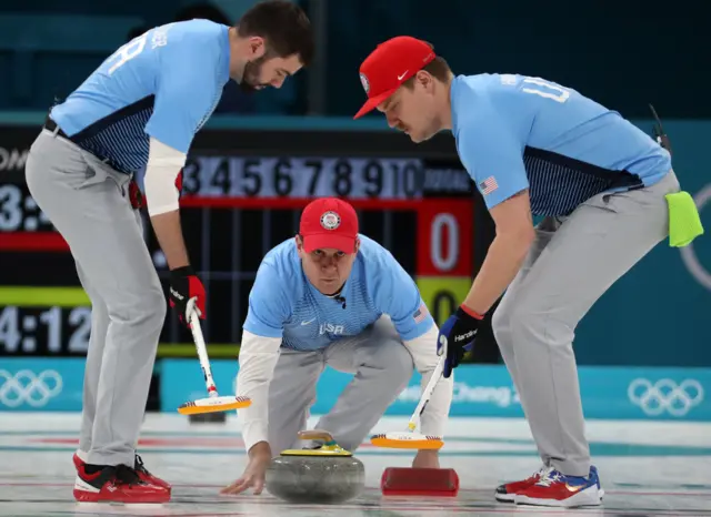 USA curling team