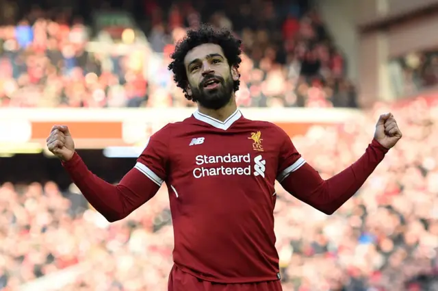 Liverpool's Mohamed Salah