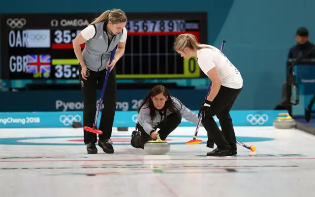 Great Britain women curling