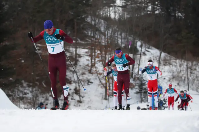 cross country skiing