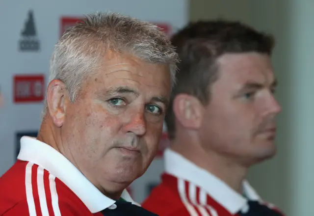 Warren Gatland and Brian O'Driscoll