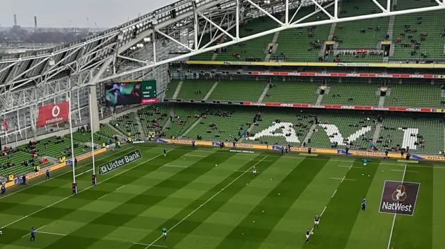 The stage is set at Dublin's Aviva Stadium