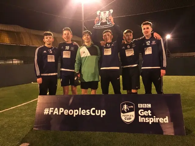 Play Football Preston's U16 FA People's Cup Winners