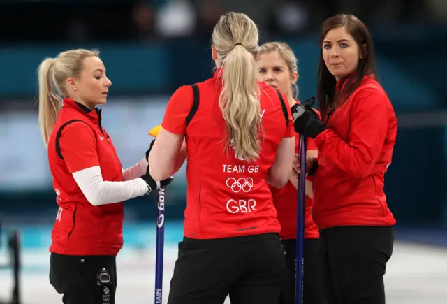 GB women's curlers