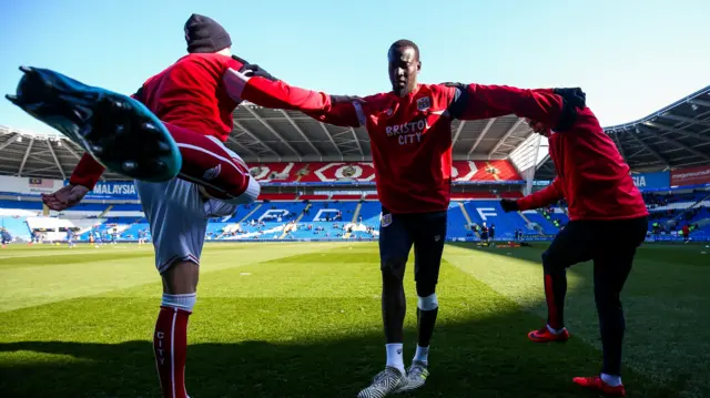 Bristol City warm-up