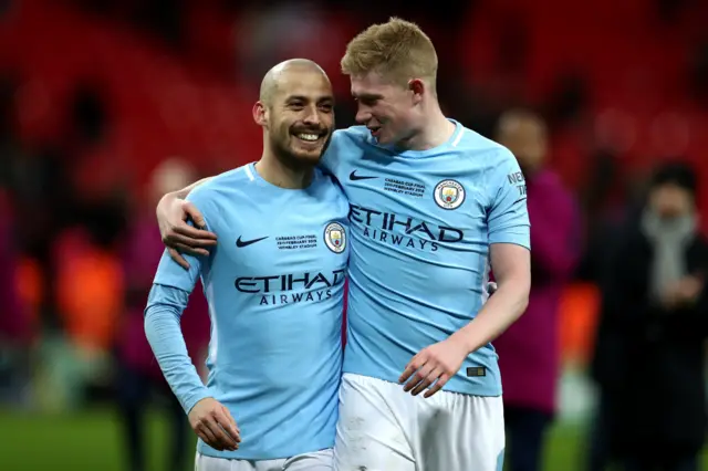 David Silva and Kevin De Bruyne