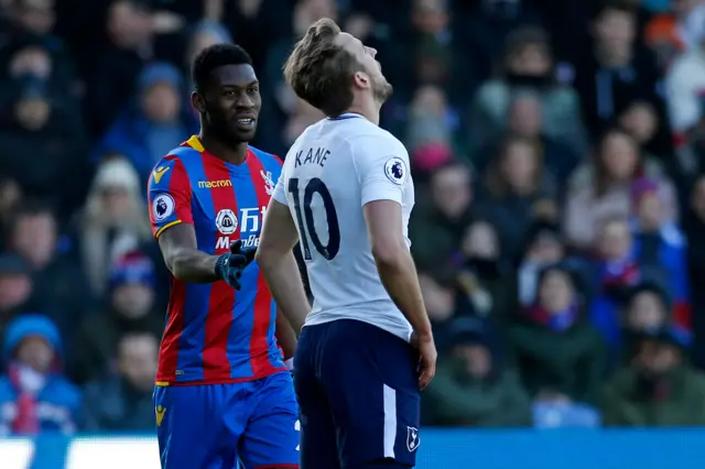 Timothy Fosu-Mensah and Harry Kane