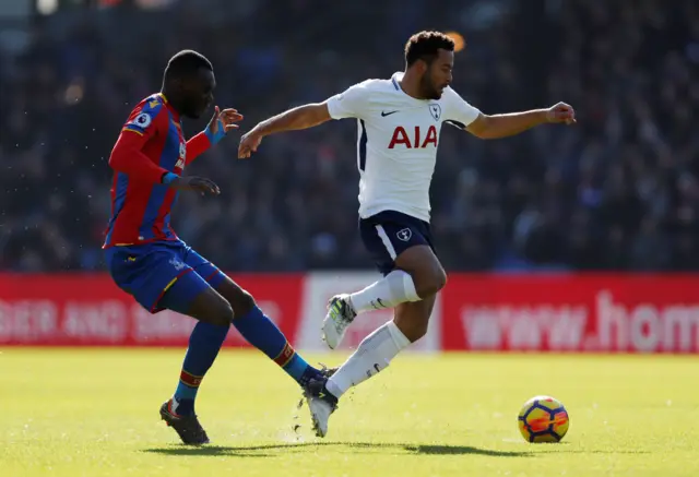 Mousa Dembele and Christian Benteke