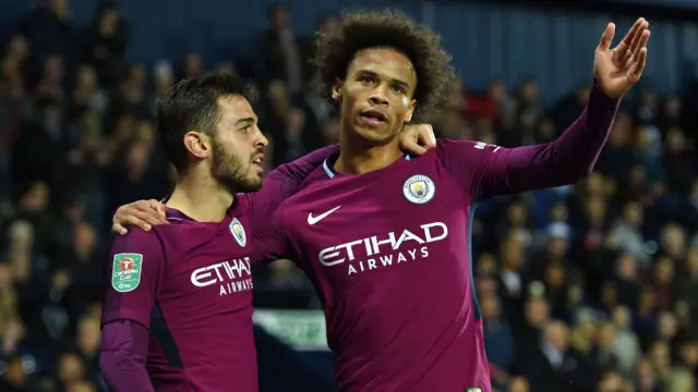 Leroy Sane and Bernardo Silva